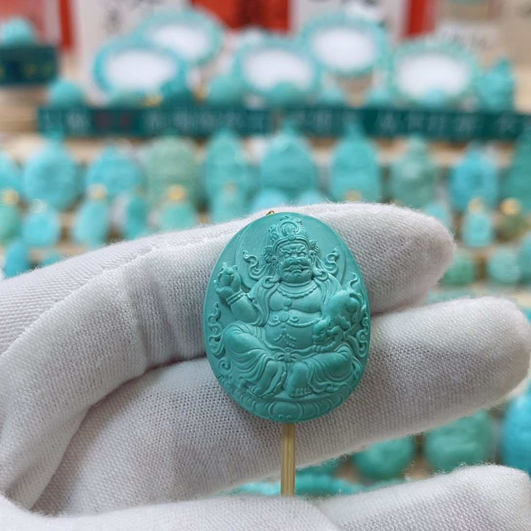 绿松石珠宝奇石未镶嵌