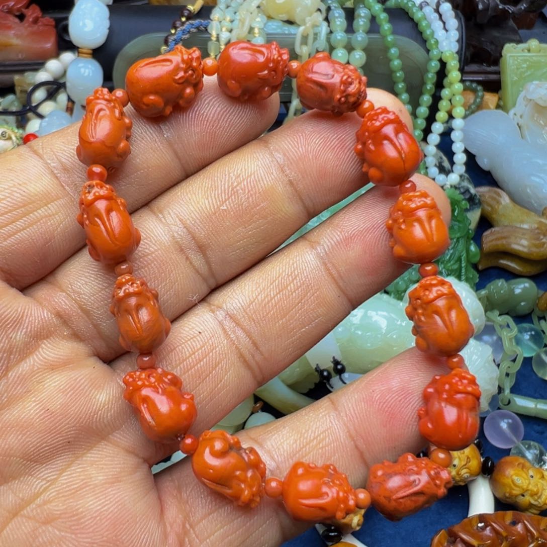 未镶嵌南红玛瑙挂件