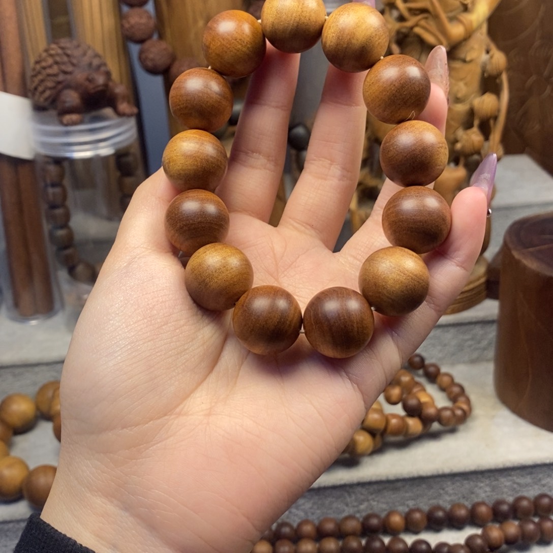 檀香木手串/手链灰***人奶香1.8