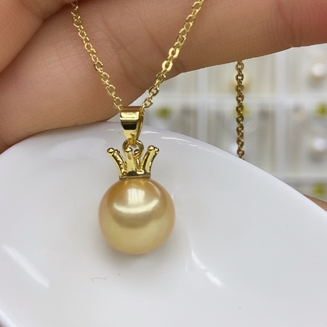 未镶嵌淡水珍珠吊坠(赠链)