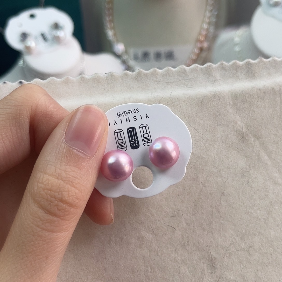 未镶嵌淡水珍珠耳饰