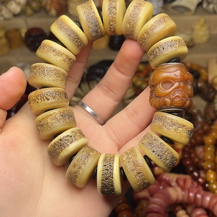 幽***林牛骨手串/手链牛骨手串