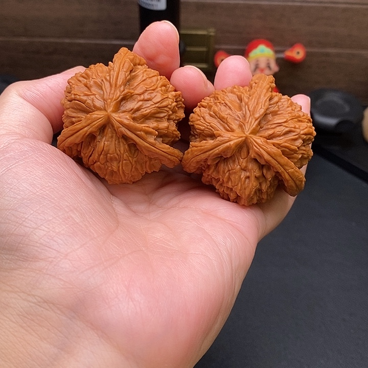 ****把件文玩核桃白奔