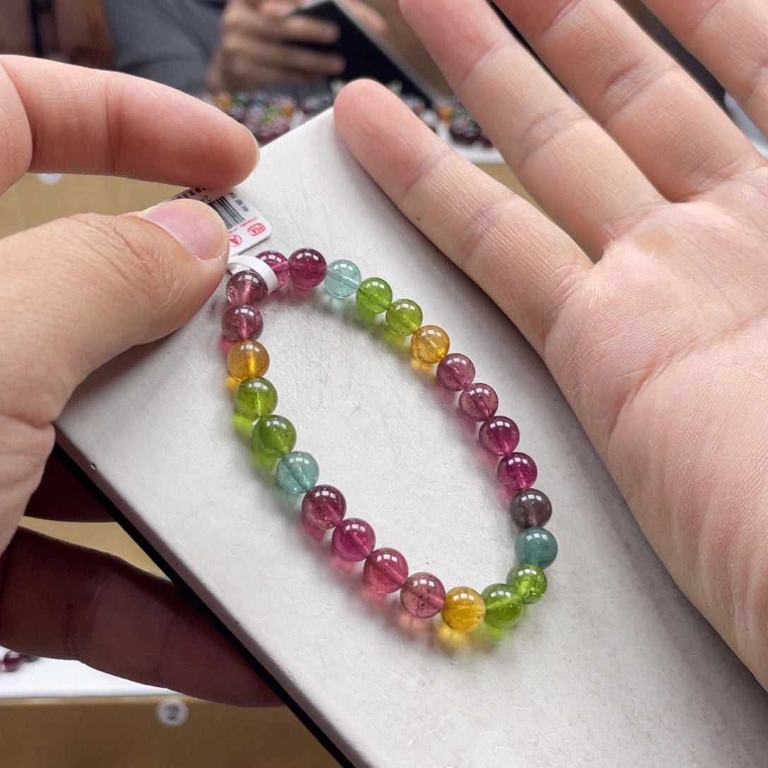 碧玺手串未镶嵌7mm.’mmmmmmmmm