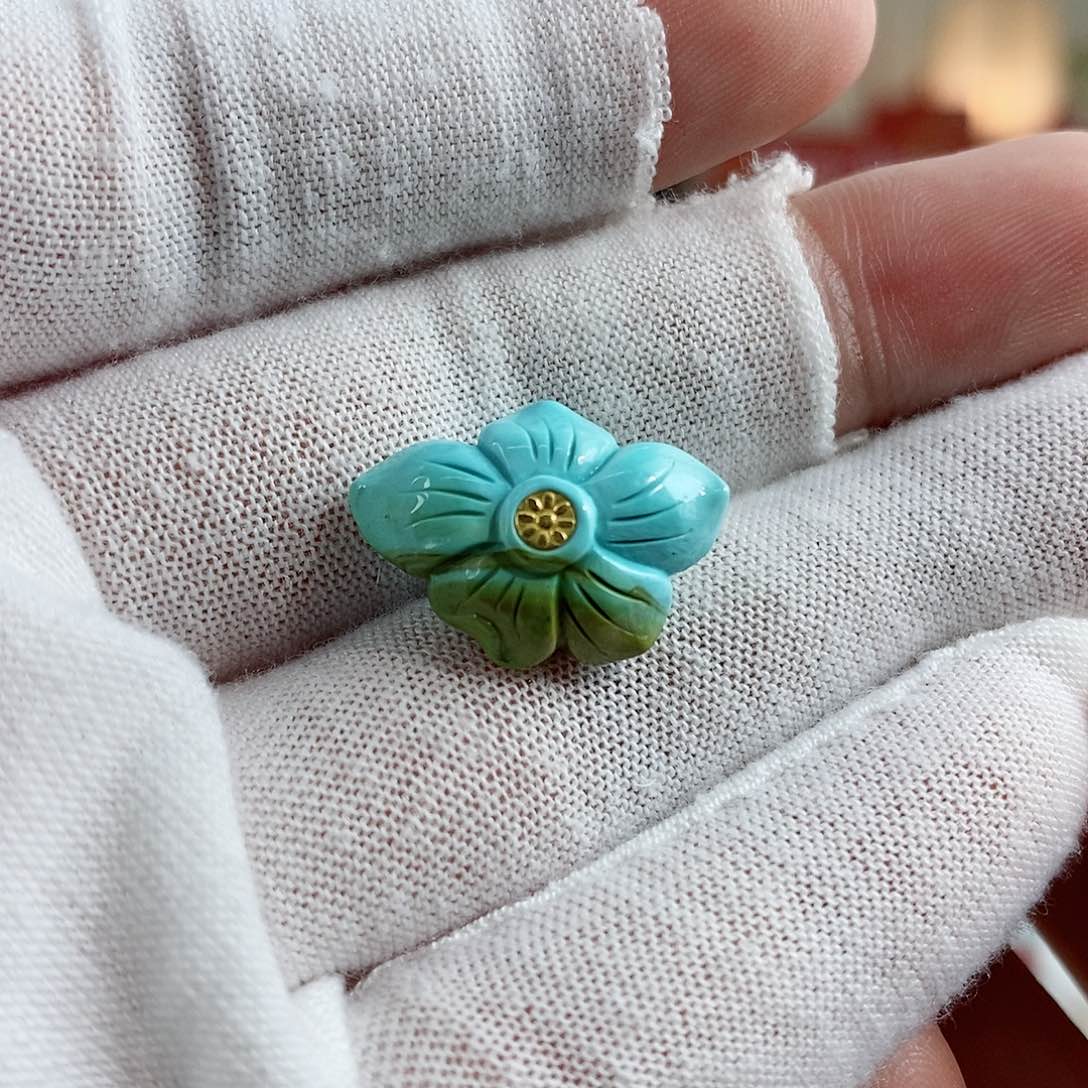 绿松石珠宝奇石未镶嵌