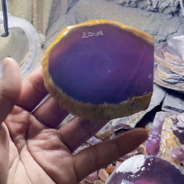 心***圆定制玛瑙玛瑙手镯53 圆条10