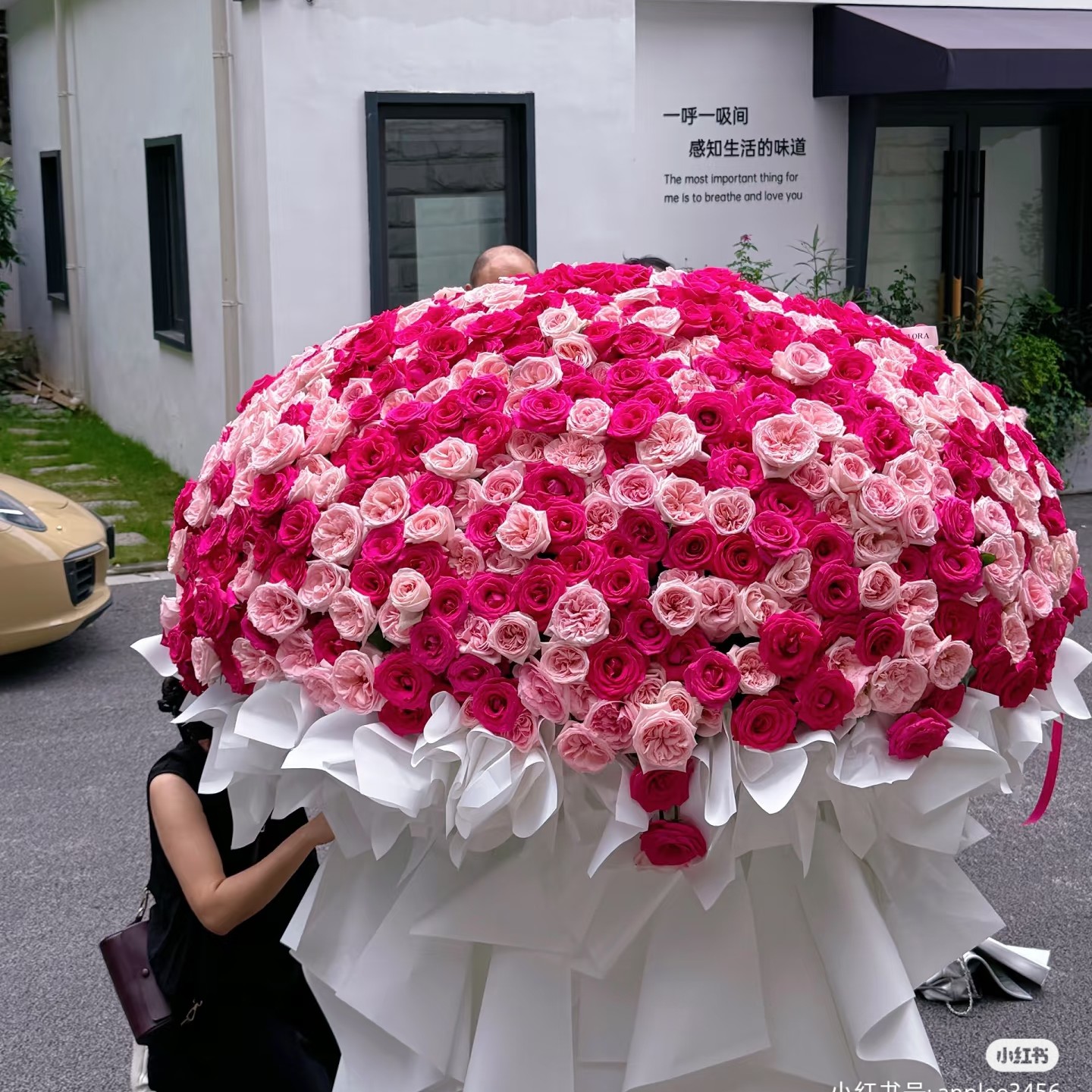 999朵红玫瑰花束全国同城配送鲜花速递用于订婚生日求婚