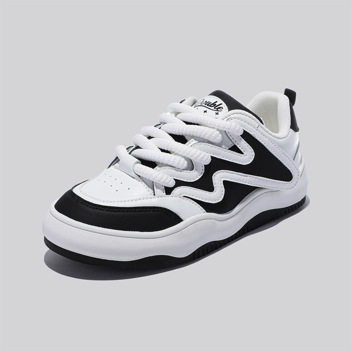 3358黑 SEMIR春秋季配裙子百搭休闲运动厚底板鞋爆款女鞋小白鞋