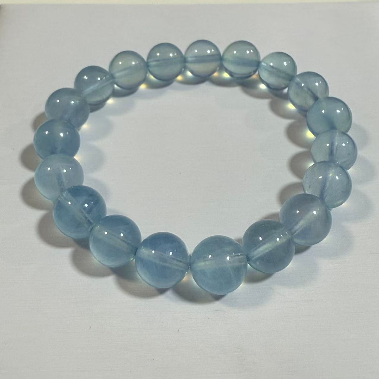 【海蓝宝】冰透海蓝宝手串手链单圈男女-多样性发其一