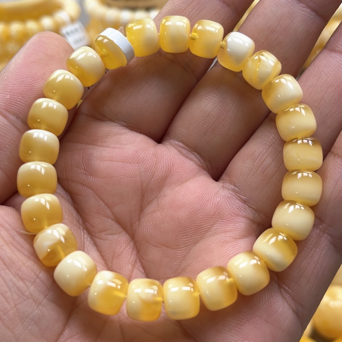 琥珀手链未镶嵌手串