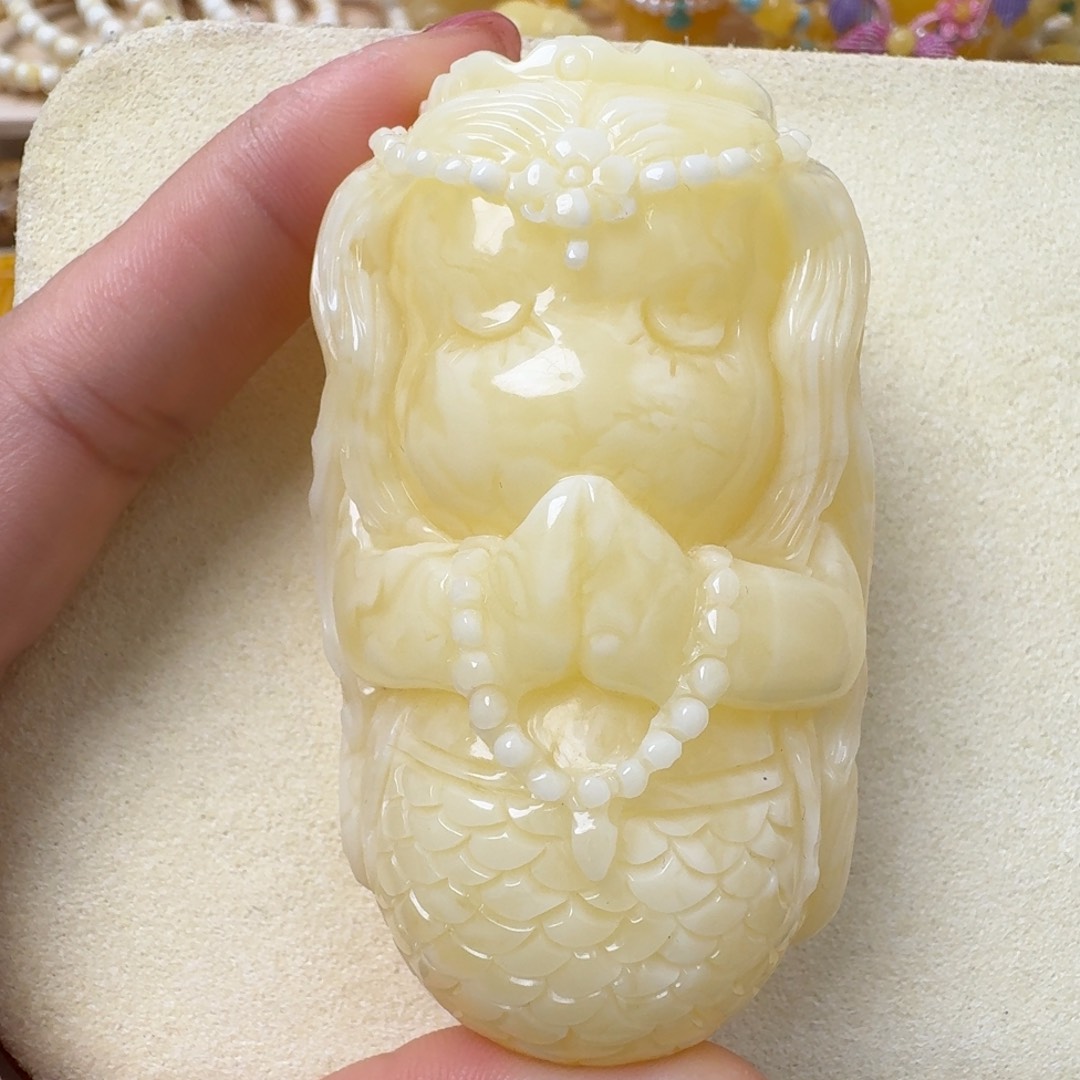 蜜蜡吊坠(不含链)未镶嵌