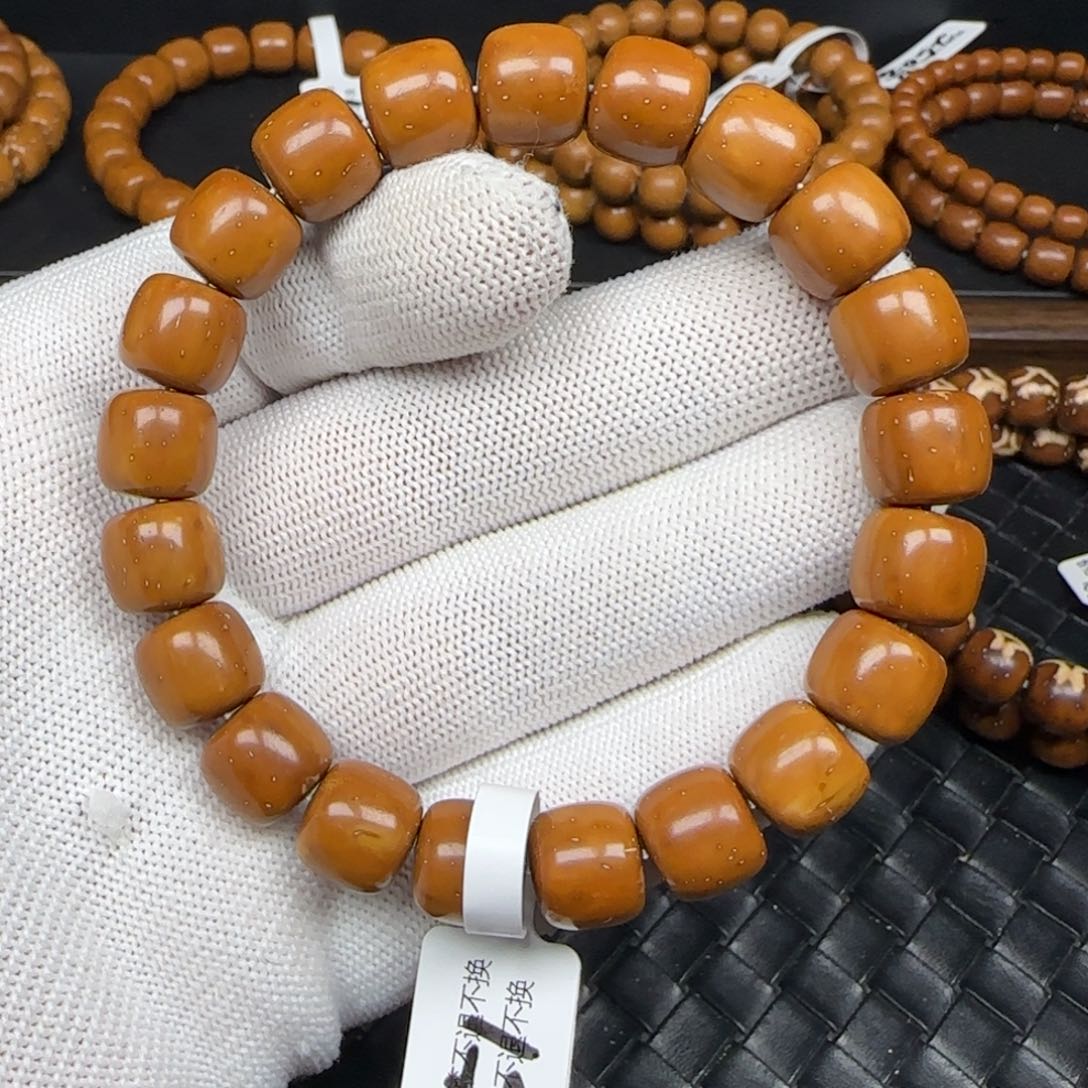 紫金鼠手串11.2mm实心老型（黄金甲）251