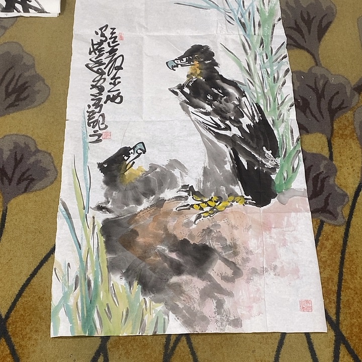 国画平价书画李雨轩70/140
