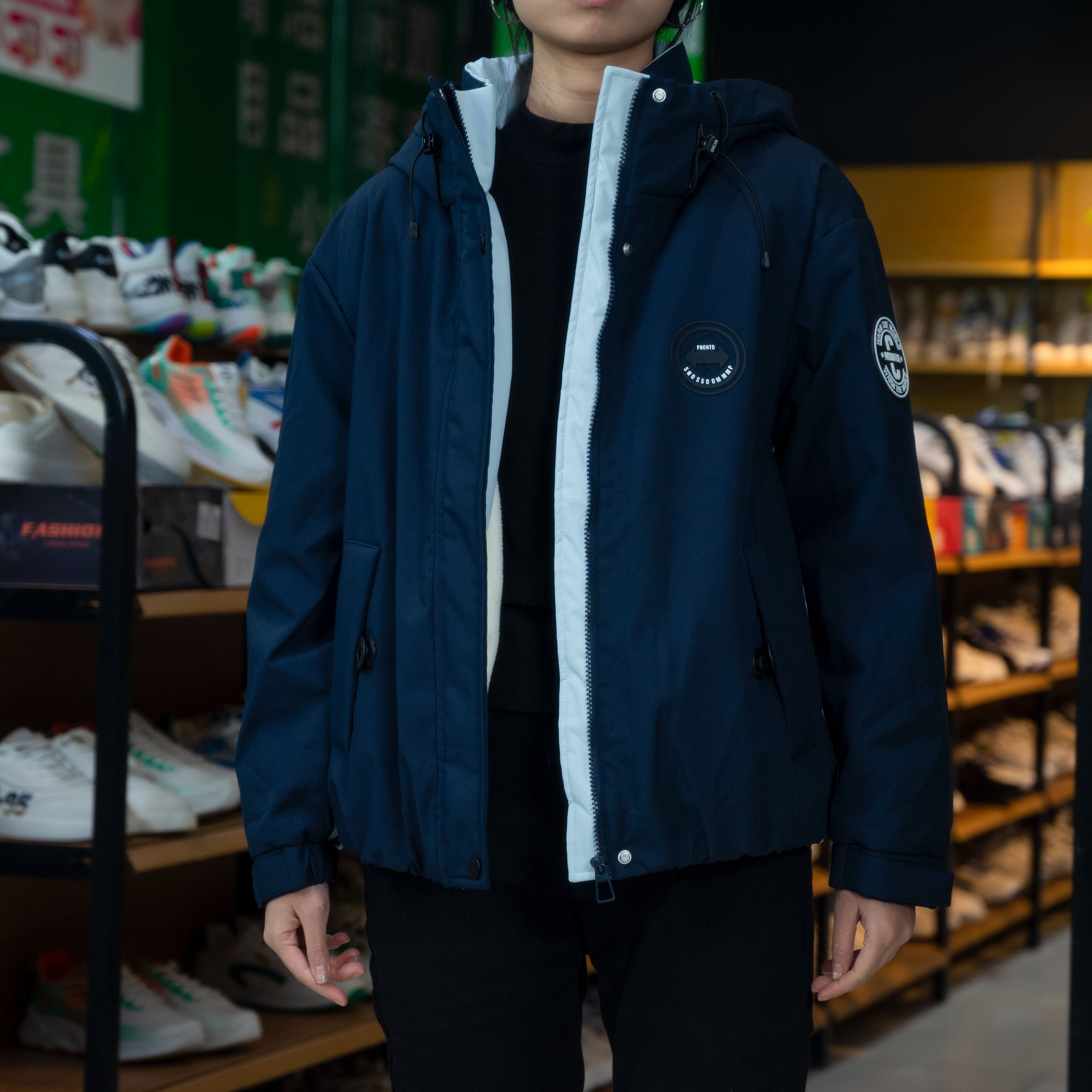 【3】现货现发新款冬季时尚加厚长款棉服宽松保暖百搭外衣