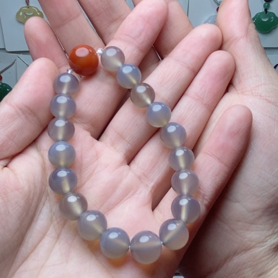 玛瑙/玉髓手链未镶嵌夏**提