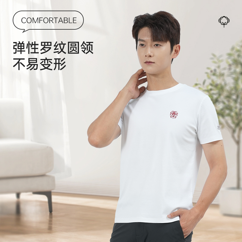 2025新款夏季极简风短袖T恤男款