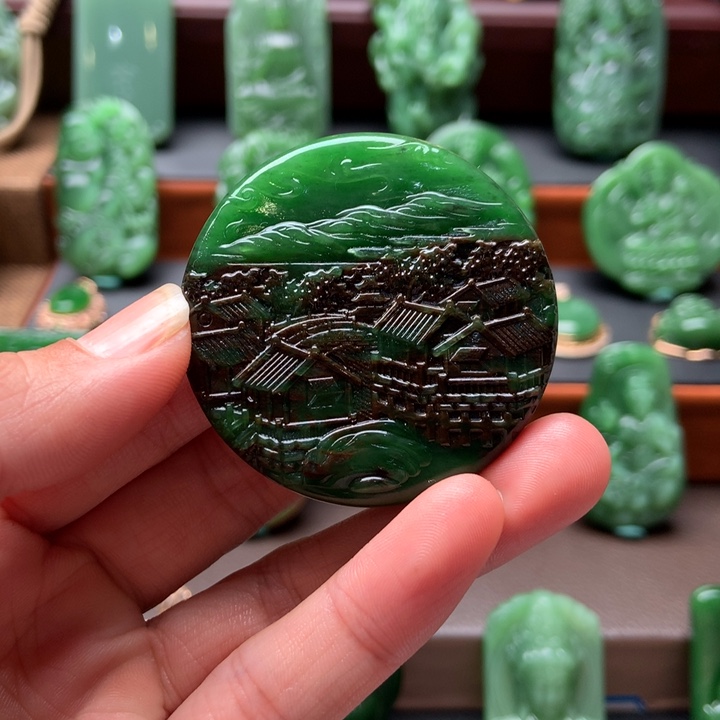 和田玉颈饰未镶嵌