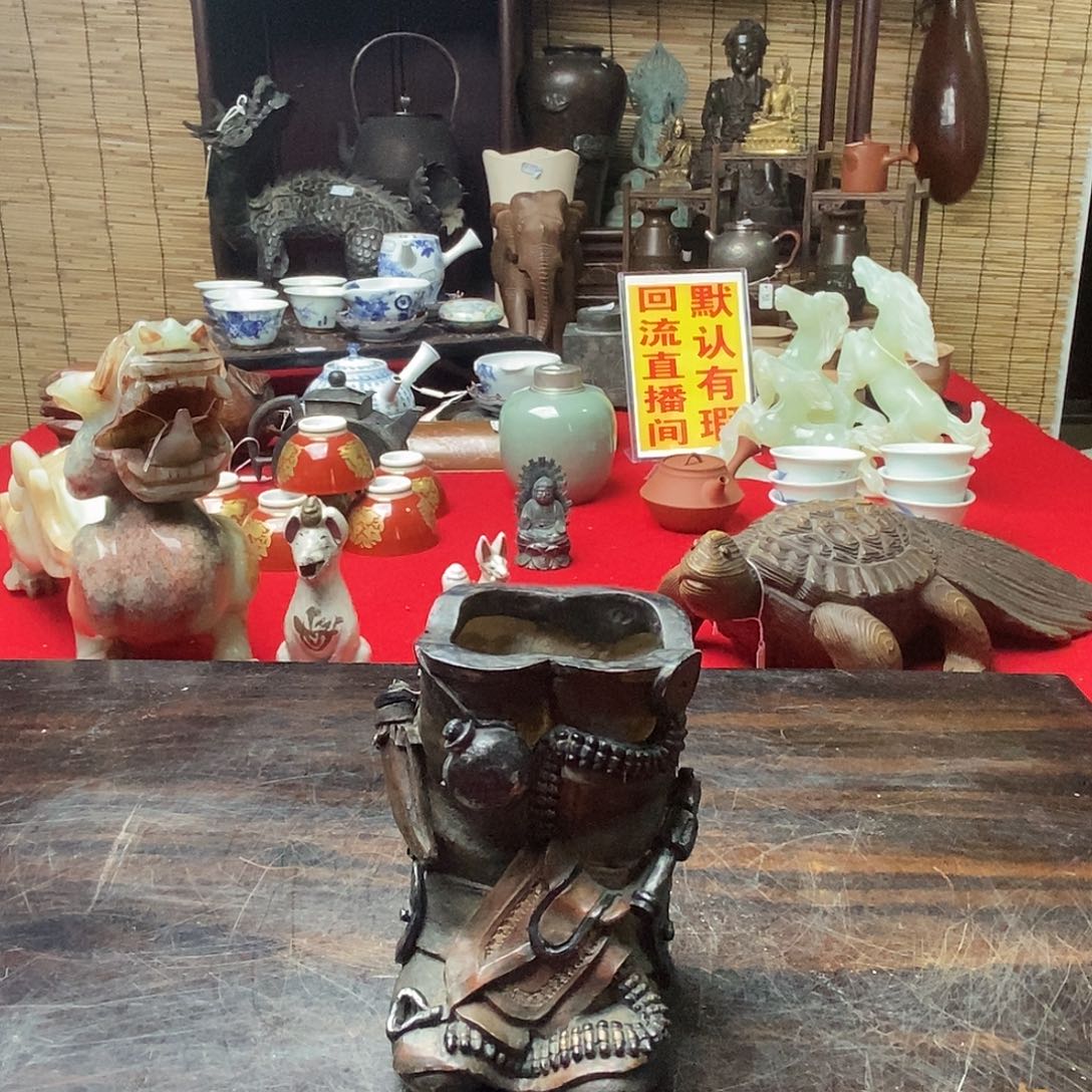 树脂靴子摆件一客