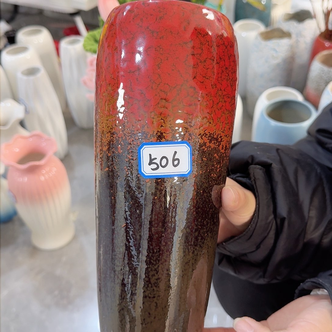 瓶506号复古陶瓷高25厘米瑕疵一个