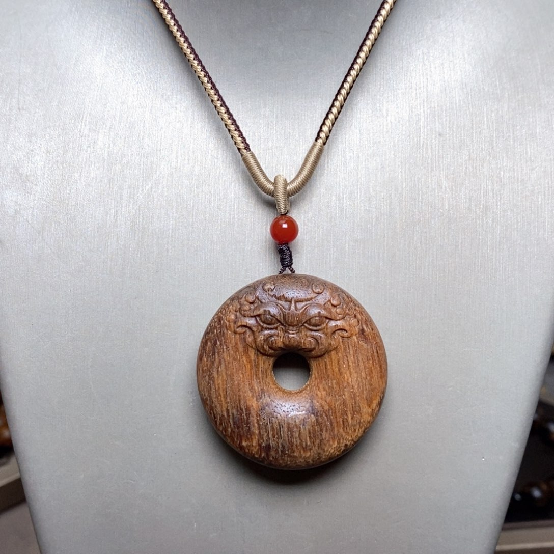 沉香木手串越南芽庄黄棋楠吊坠