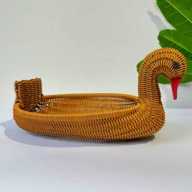 WY011天鹅水果篮收纳筐收纳篮40-30-20