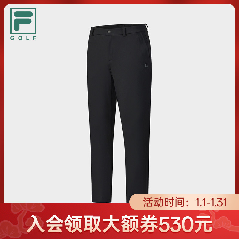 FILA斐乐男裤26年加厚加绒高尔夫保暖舒适商务长裤A11M615603F