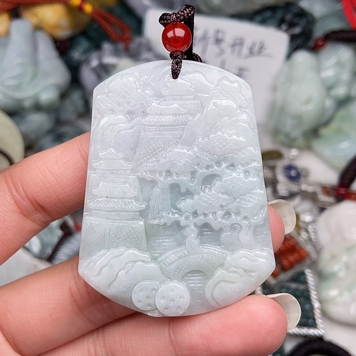 颈饰未镶嵌翡翠翡翠