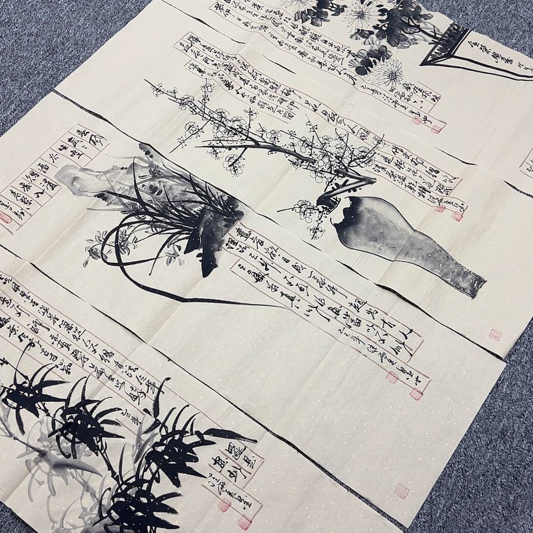 国画国画纯手绘作品
