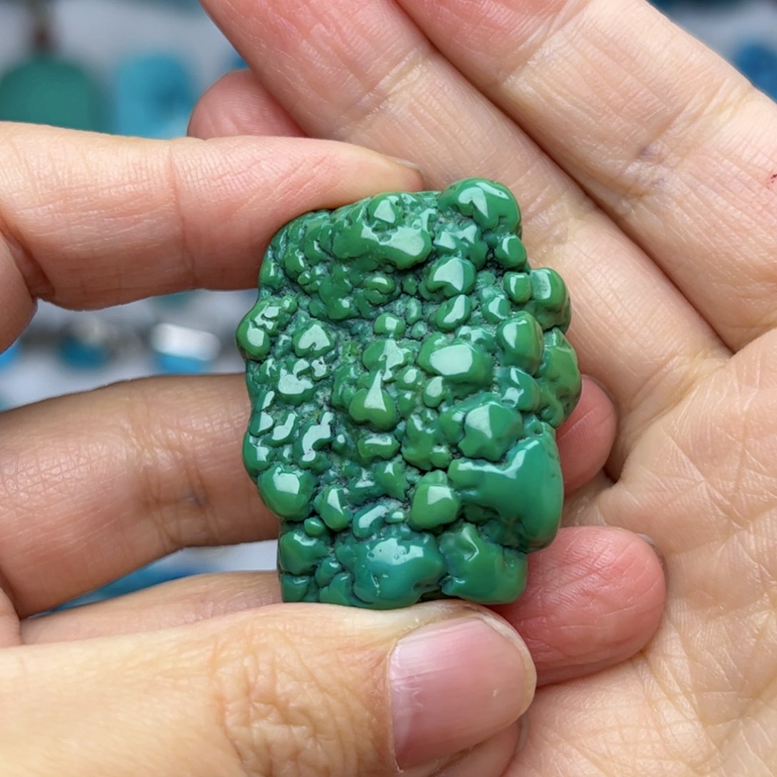 绿松石珠宝奇石未镶嵌