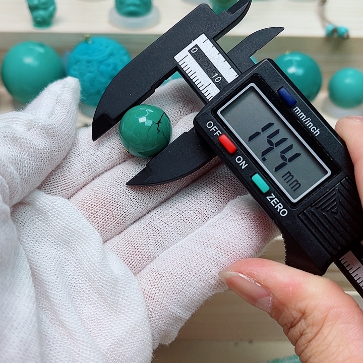 绿松石未镶嵌圆珠