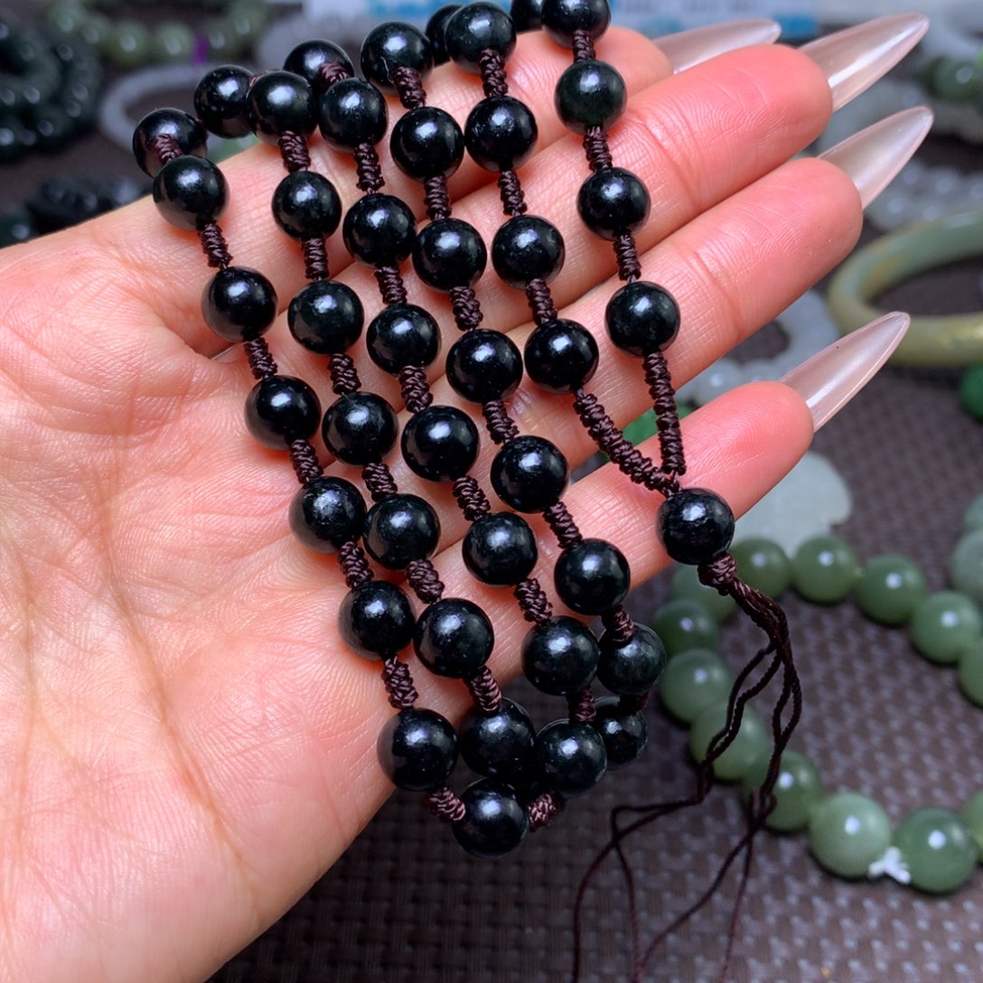 未镶嵌手串和田玉卡8