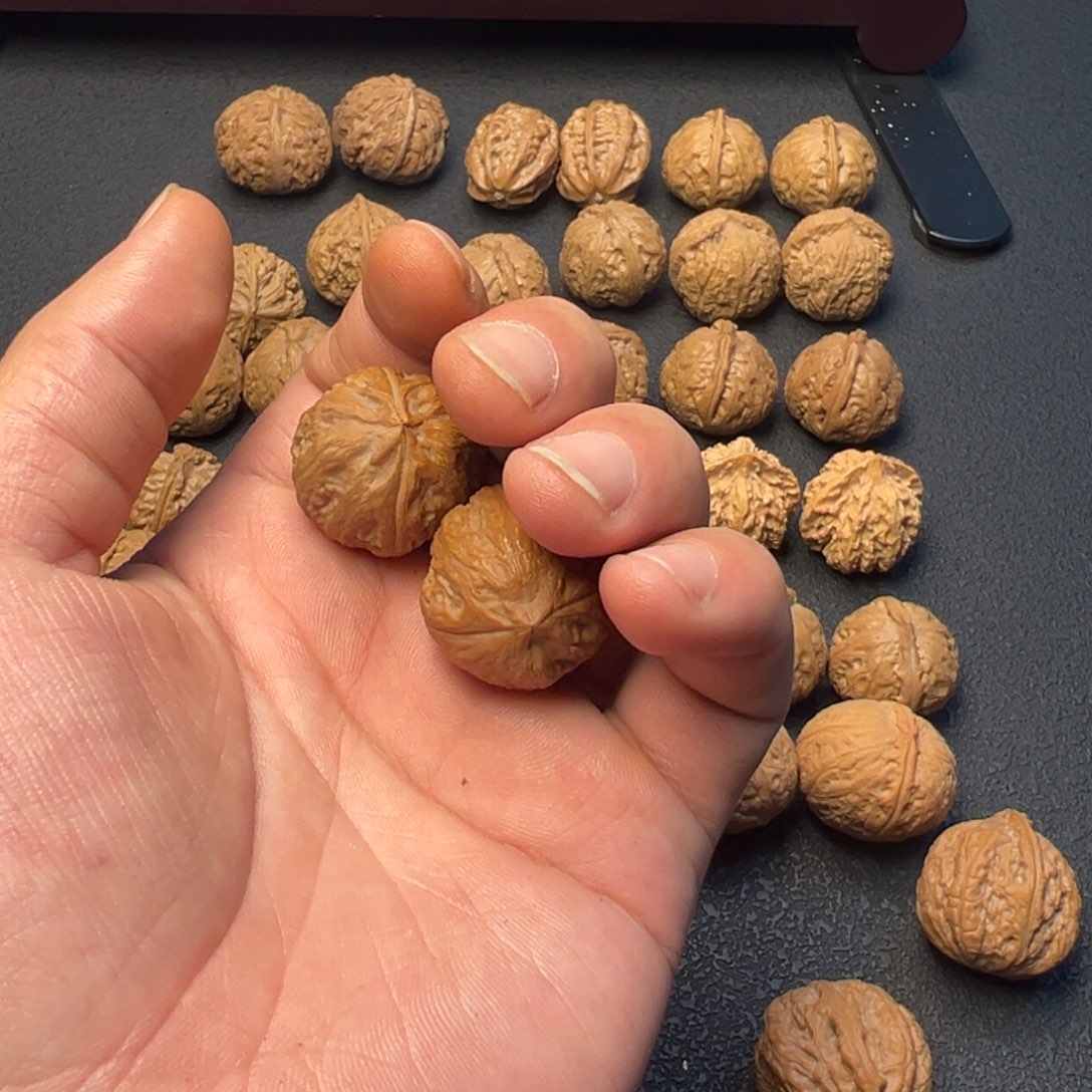 ，***文玩核桃把件西瓜