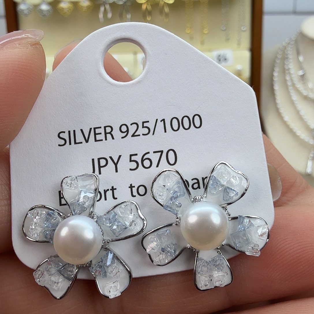 淡水珍珠未镶嵌耳饰