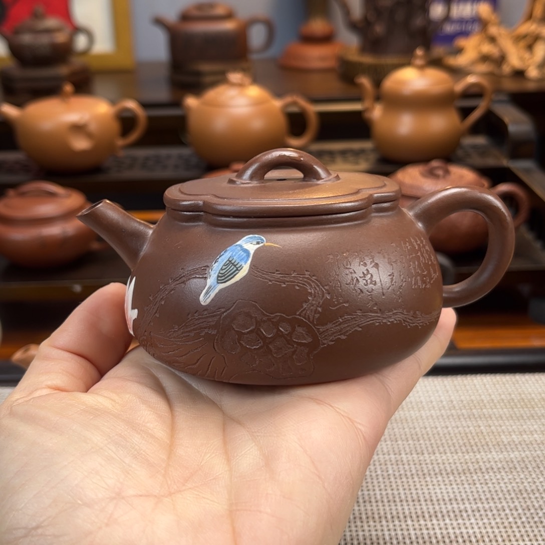 紫砂茶具半手工制作