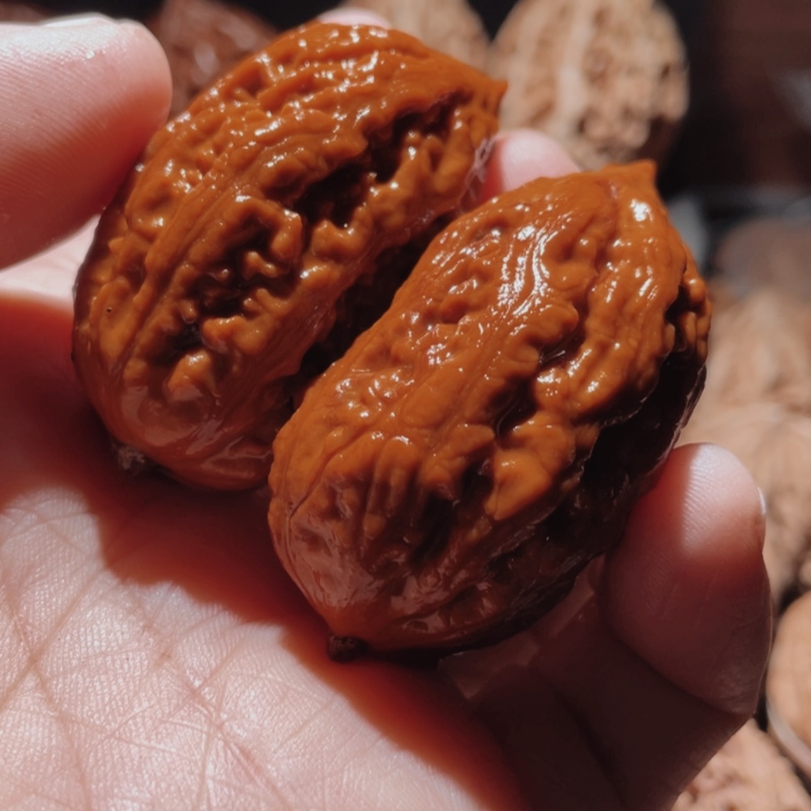 【闪购商品】文玩核桃把件孟*-东北秋天25