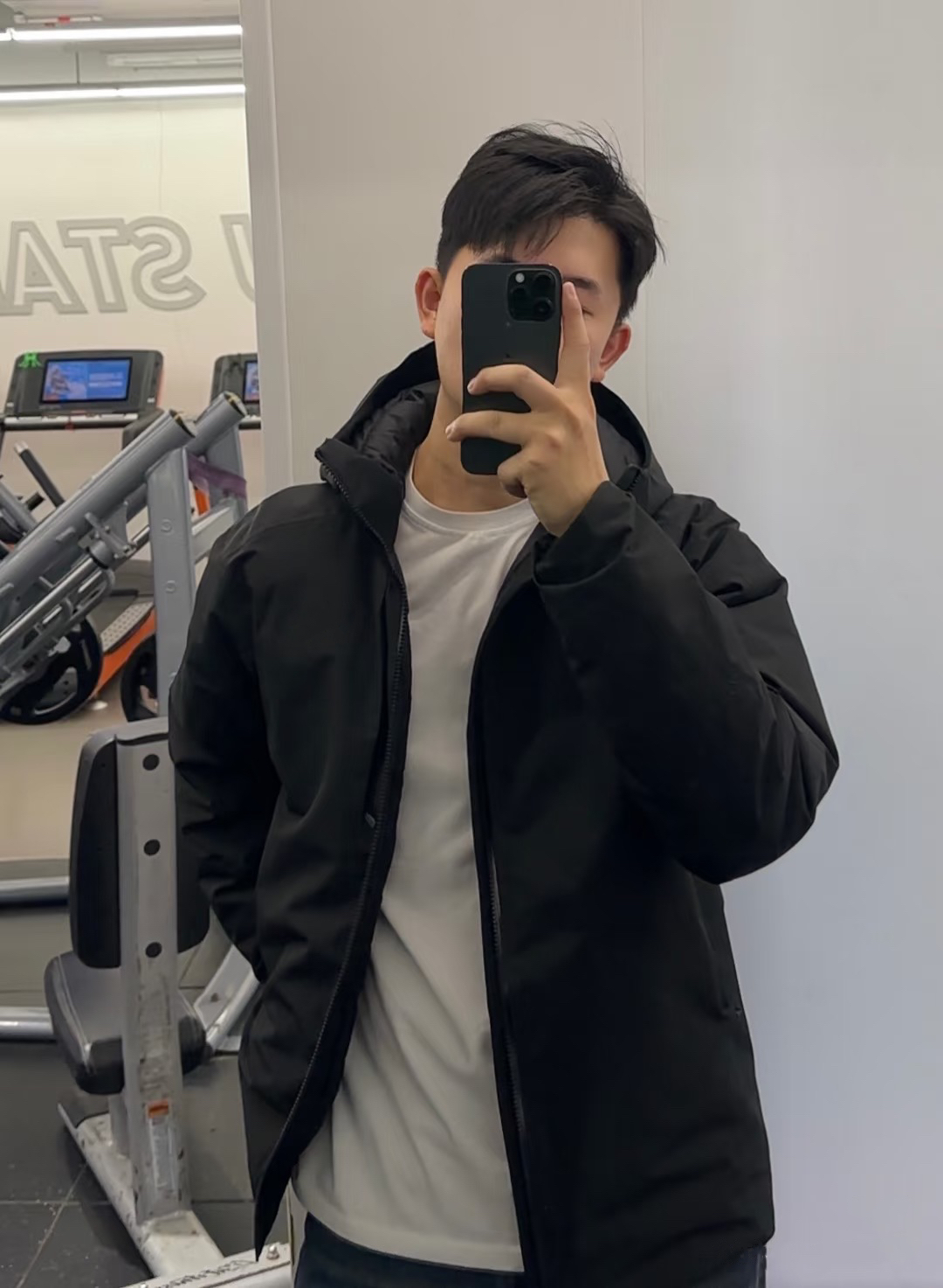 男女通用拒水抗风骑行外套防寒保暖连帽羽绒外套 茯苓