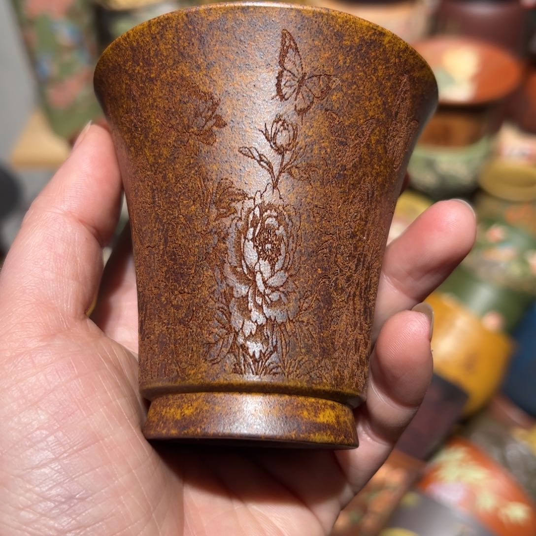 紫砂茶杯宜兴紫砂主人杯