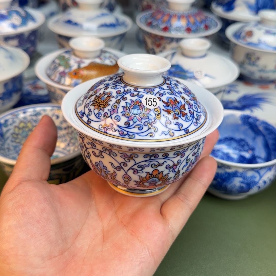 彦祖纯手工手绘茶具155