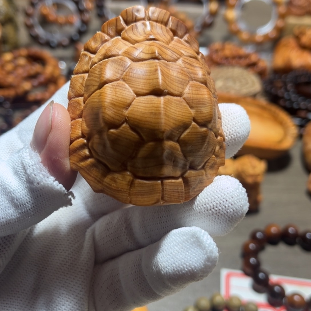 柏木（崖柏）崖柏手把件，富甲天下