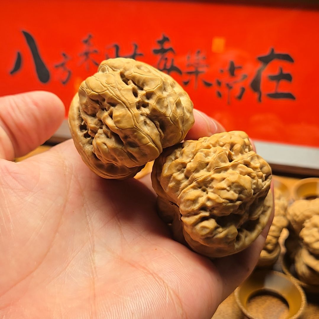 文玩核桃吊坠43x47蛤蟆