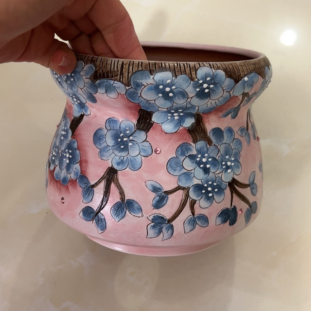 景德镇陶瓷花盆景德镇陶瓷花盆