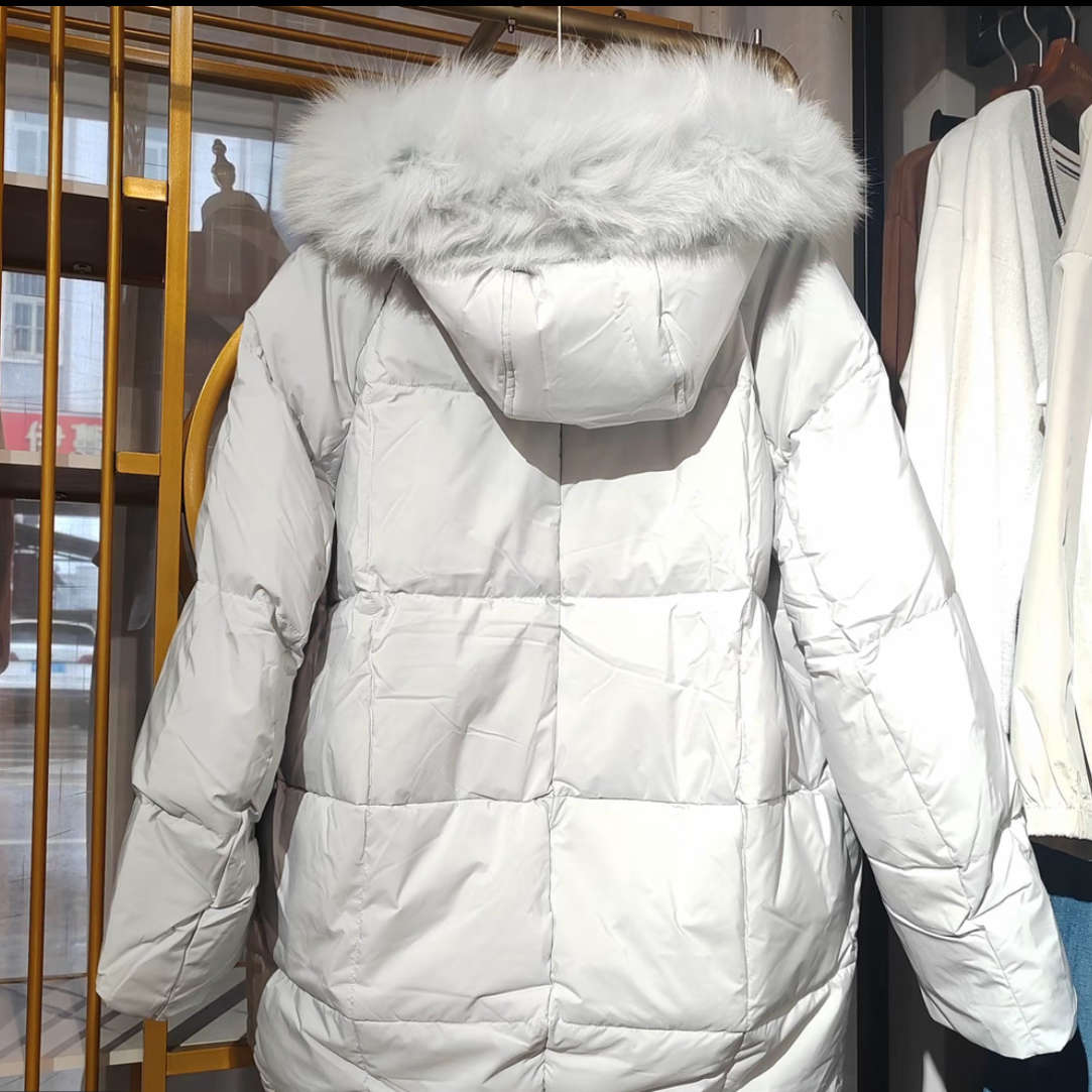 麦寻 专卖 冬的羽羽服  经典 简约 浅蓝色