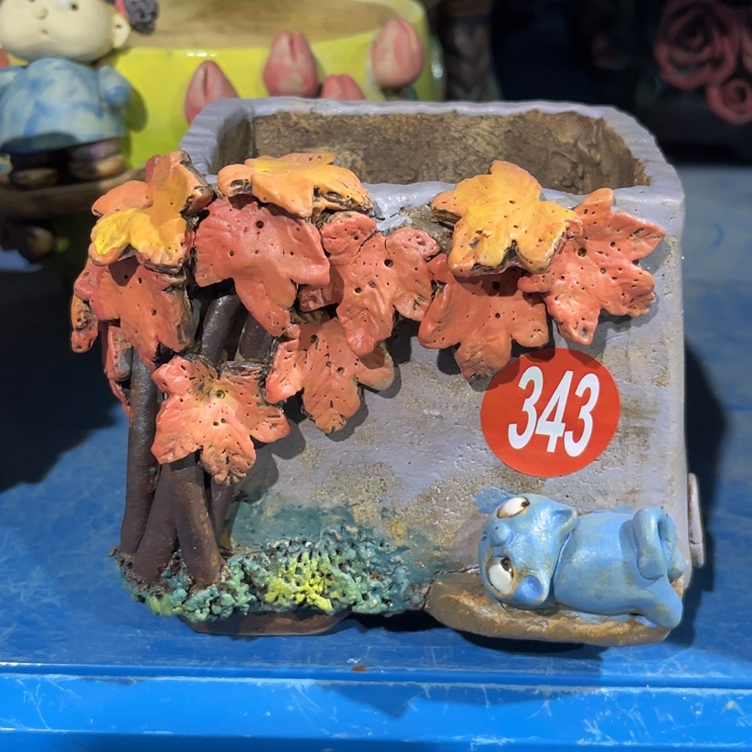 343 号陶然花器多肉植物手工花盆