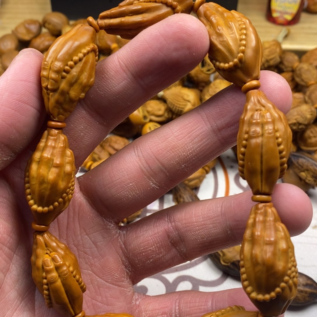 橄榄核手串/手链橄榄核雕刻工艺手串7