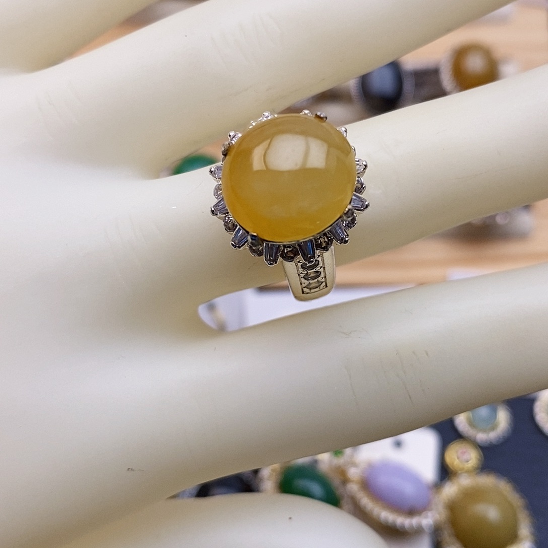 翡翠戒指未镶嵌/1289缅甸翡翠