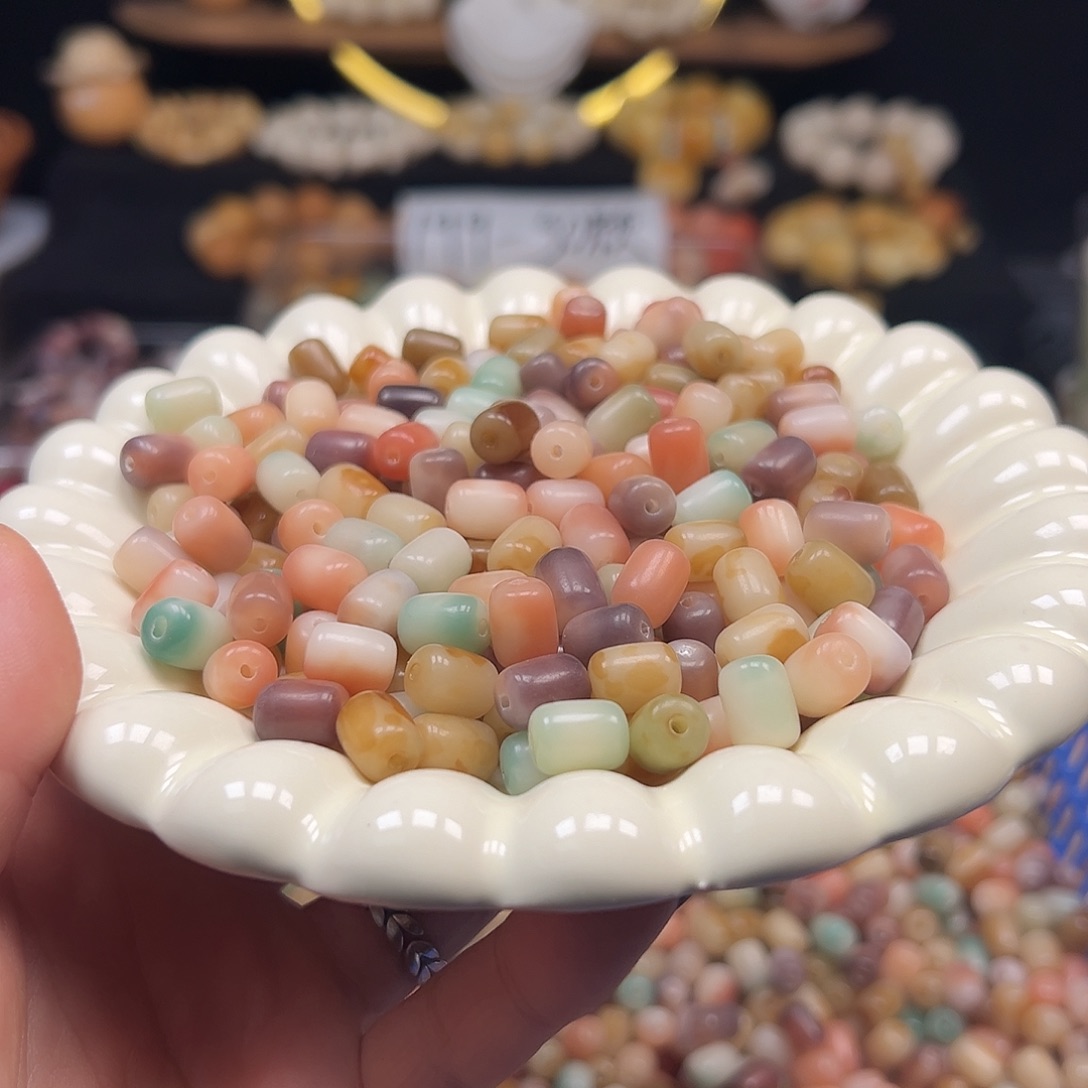 手串菩提根/象牙果卡11非料花皮年糕110颗