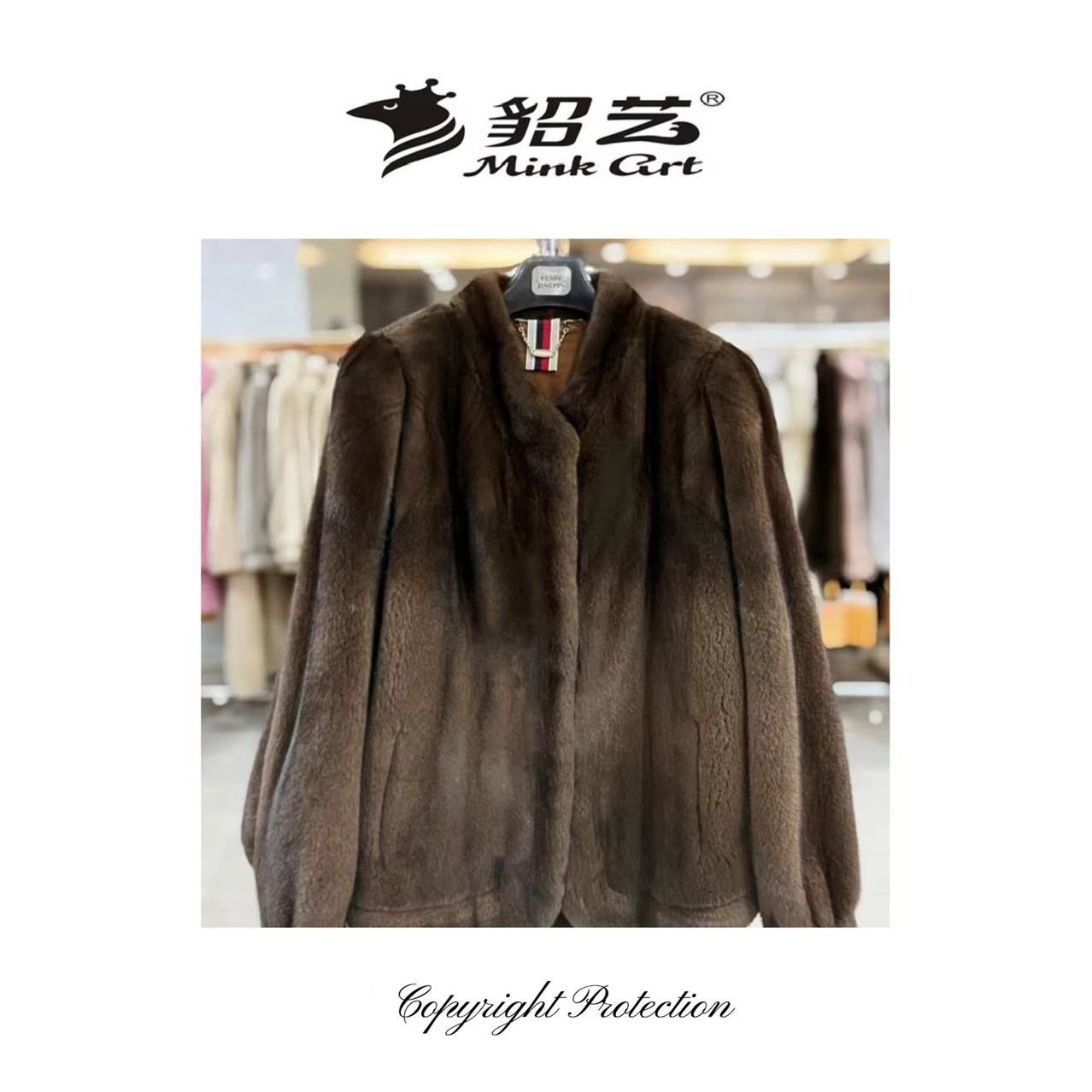 貂艺 Mink Art | 合集 大小码百搭水貂皮草大衣女编号R21-R40