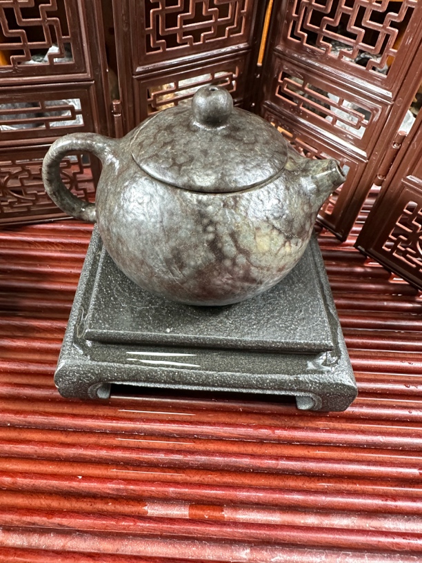 经典壶型 西施 冰碛岩手工雕刻茶壶