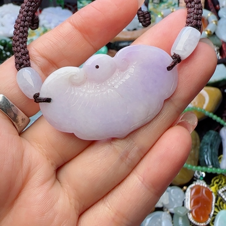 翡翠颈饰未镶嵌天然A货105