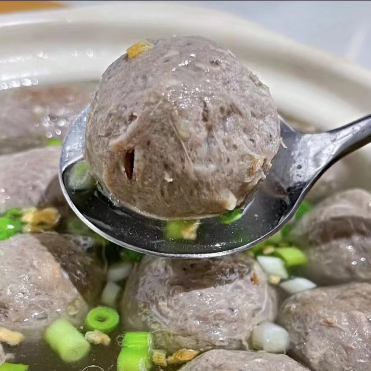 曼曼牛肉丸福州特色小吃漳港曼曼鱼丸牛肉丸纯手工牛肉丸汤1000g